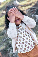 Cardigan - Heart LILET Ecru Bonton