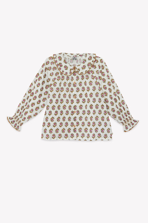 Chemise - Figue Blockprint - Image principale
