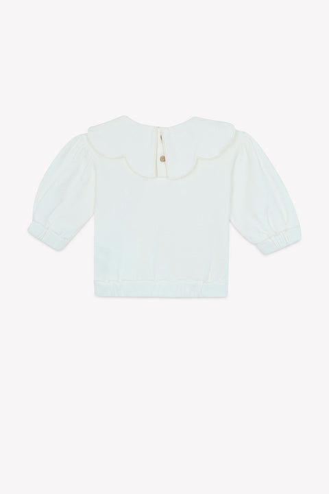 Sweatshirt - Martine Ecru Bonton - Image principale