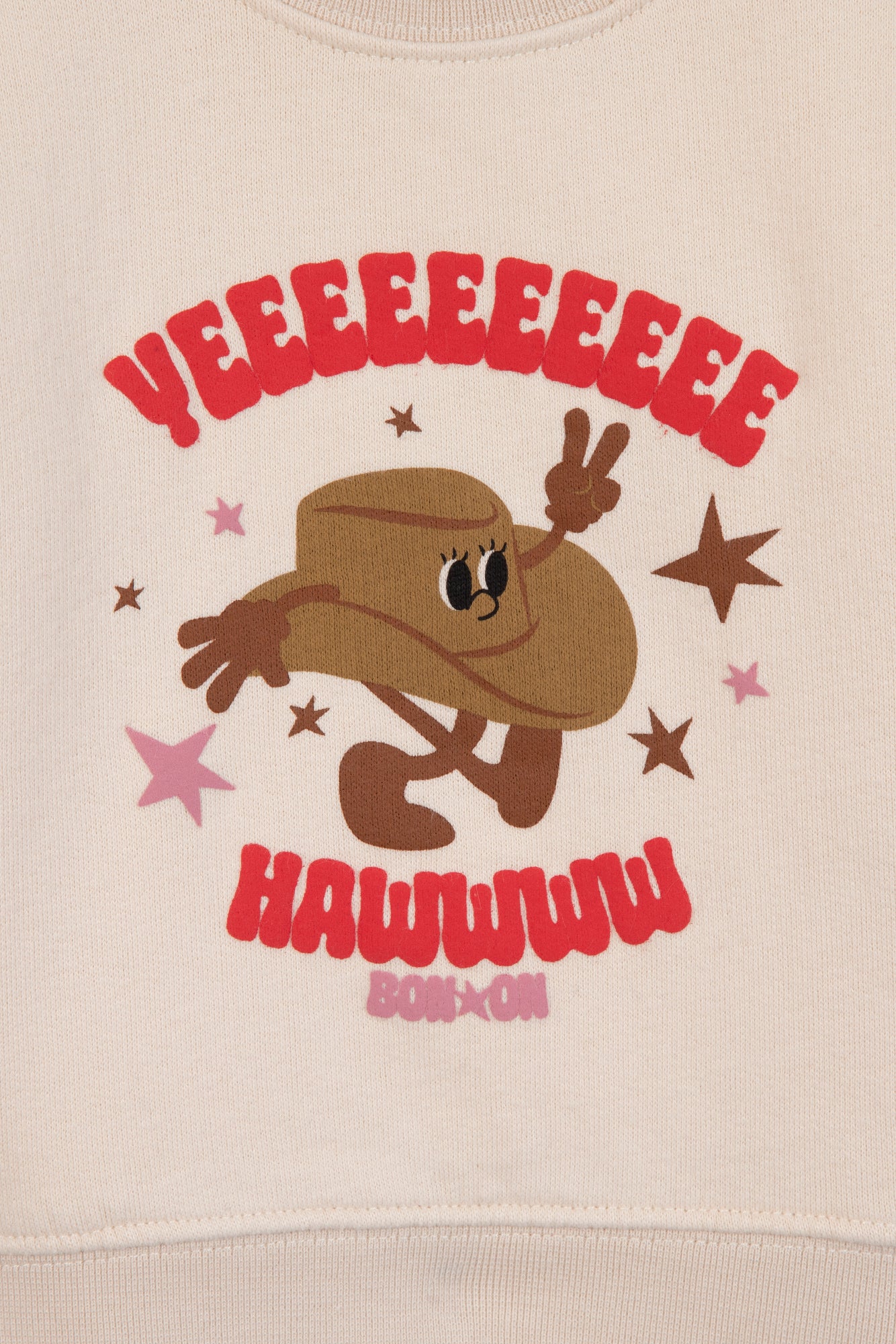 Sweatshirt - Lys Yeeehaw Mouton