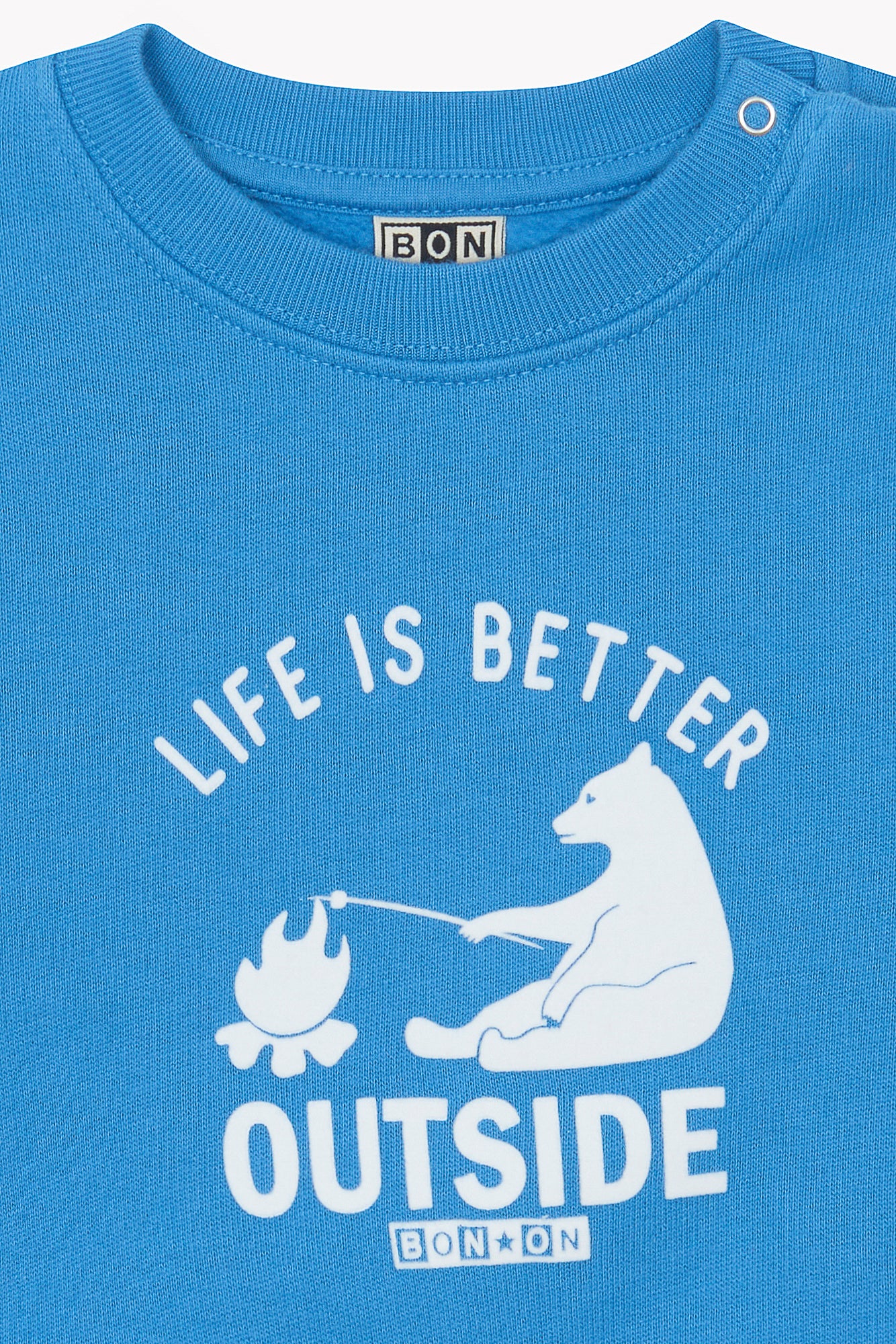 Sweatshirt - Smily Life Blue Nordic
