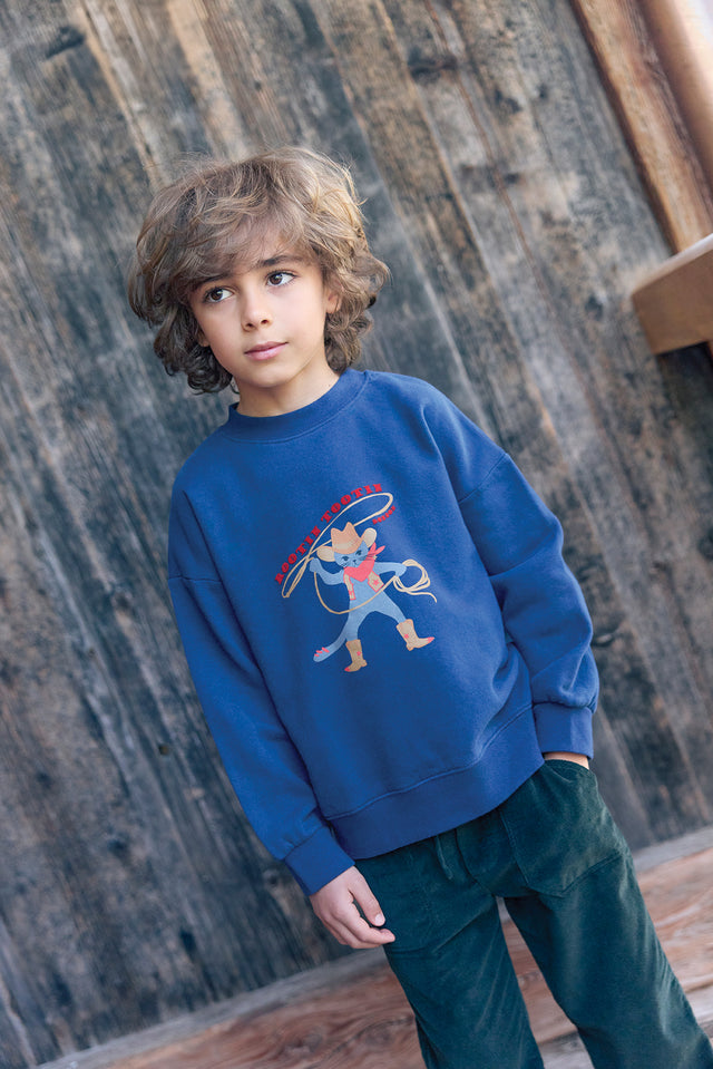 Sweatshirt - Lasso blade Blue Raw - Image principale