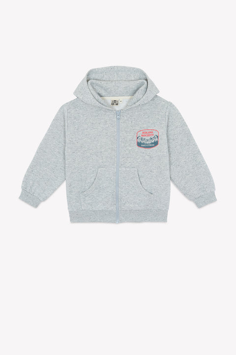 Sweatshirt - Lu Hiking Grey Marl Neps - Image principale