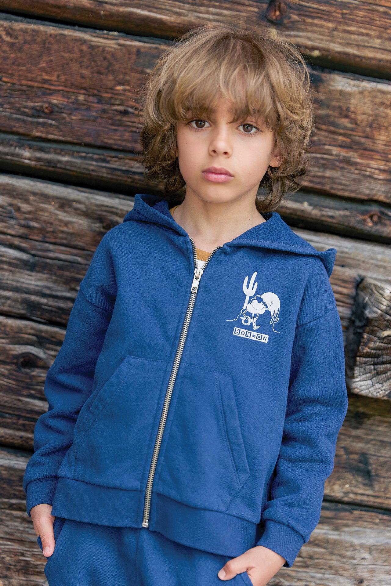 Sweatshirt - Lu Western Blue Raw