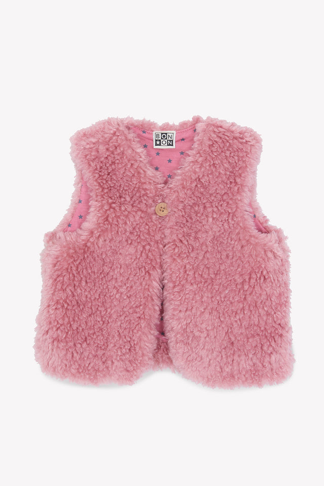 Cardigan - Beti Sherpa Pink Pinkyee - Image principale