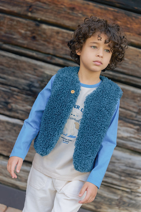 Cardigan - Beti Sherpa Blue Lake - Image principale