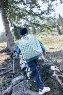 Backpack - Medium checkerboard Green