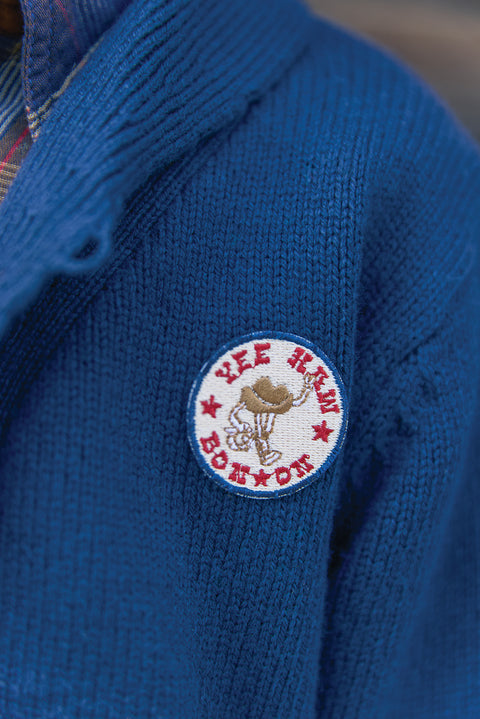 Cardigan - Hubert Bleu Brut - Image principale