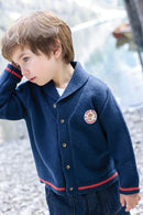 Cardigan - Hubert Bleu Brut