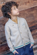 Cardigan - Hubert Beige Reindeer