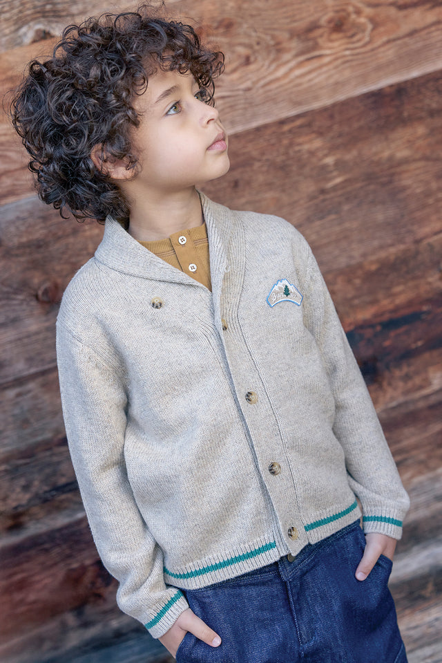 Cardigan - Hubert Beige Renne - Image principale