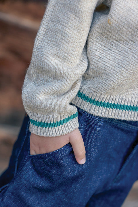 Cardigan - Hubert Beige Renne - Image principale