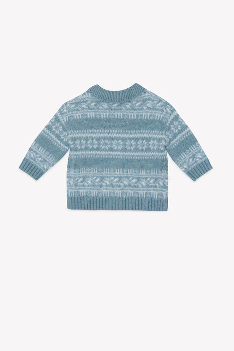 Cardigan - Lucien Hairy Blue Frosted - Image principale