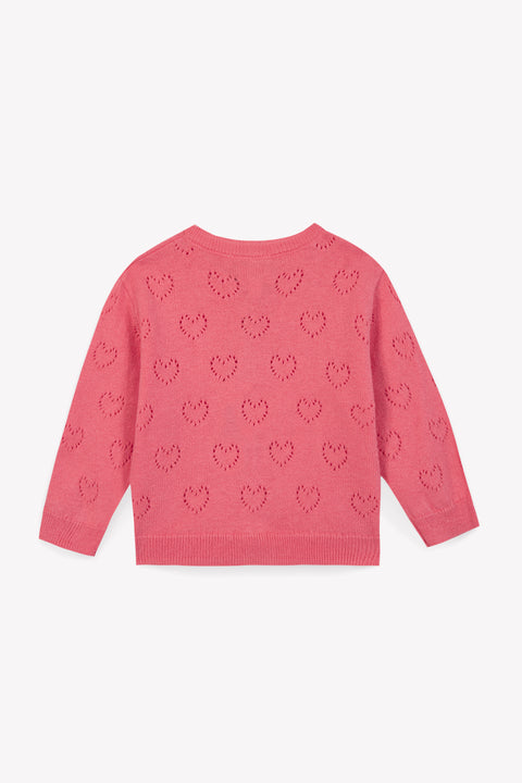 Cardigan - Heart LILET Pink Faroe - Image principale