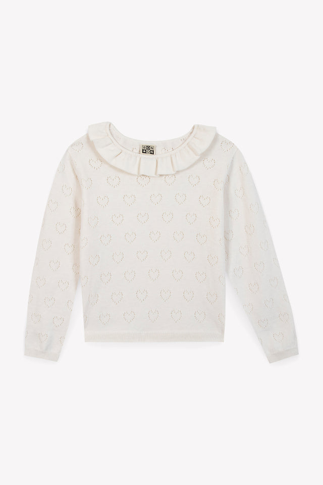 Pull - Milou Ecru Bonton - Image principale
