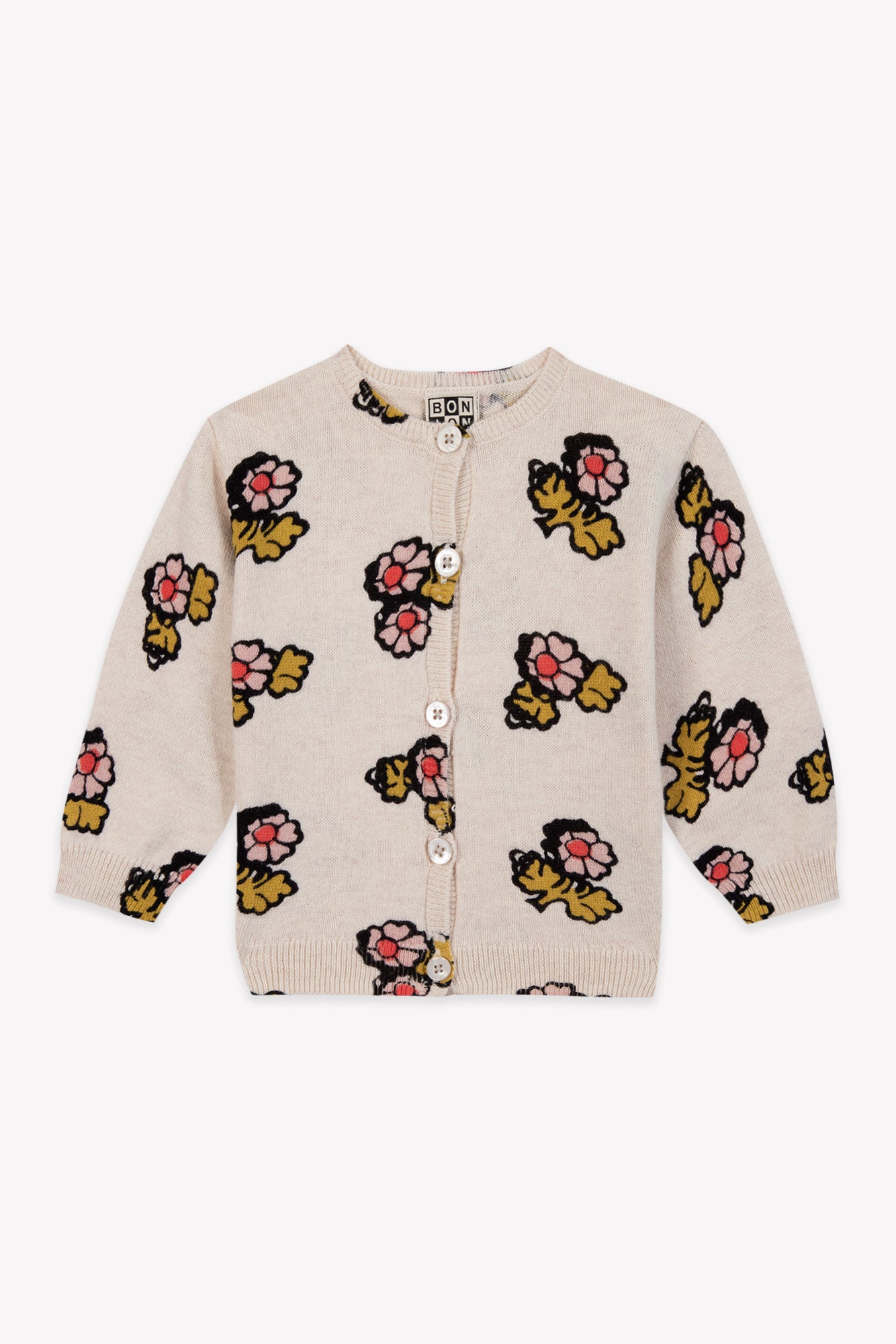 Cardigan - Lilet Print Flower Faroe