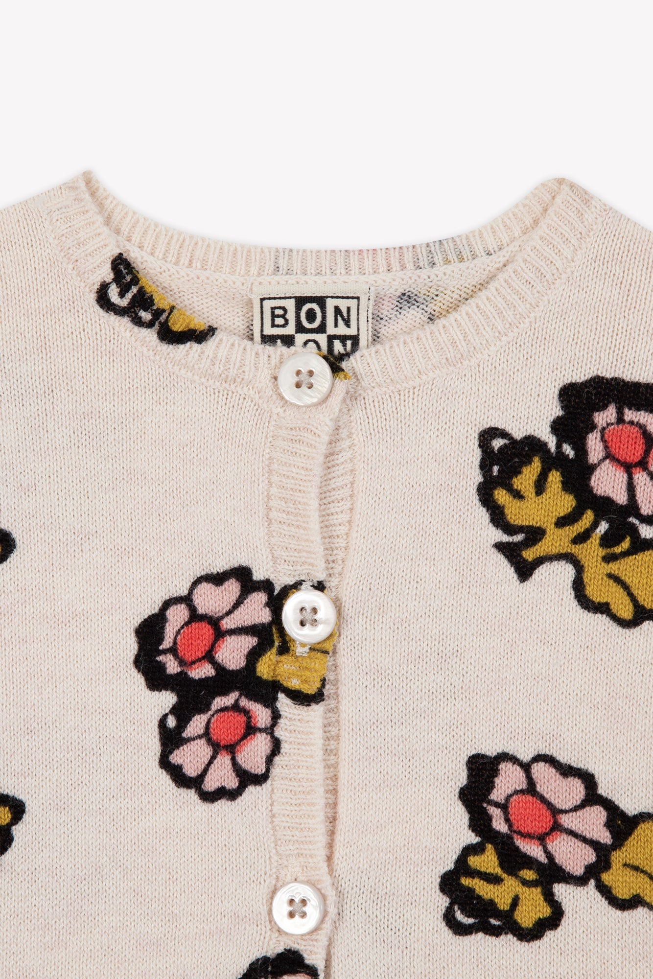 Cardigan - Lilet Print Flower Faroe