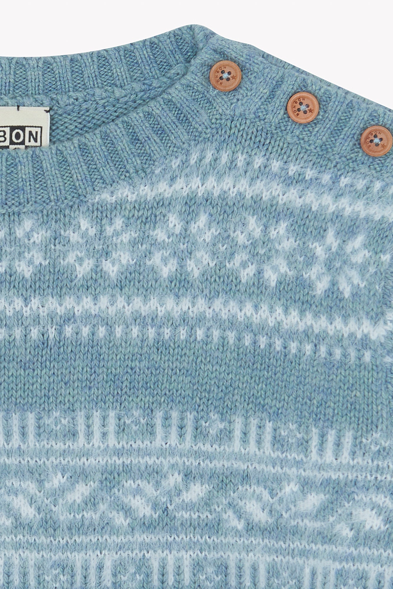 Pull - Loustic Poilu Bleu Givre