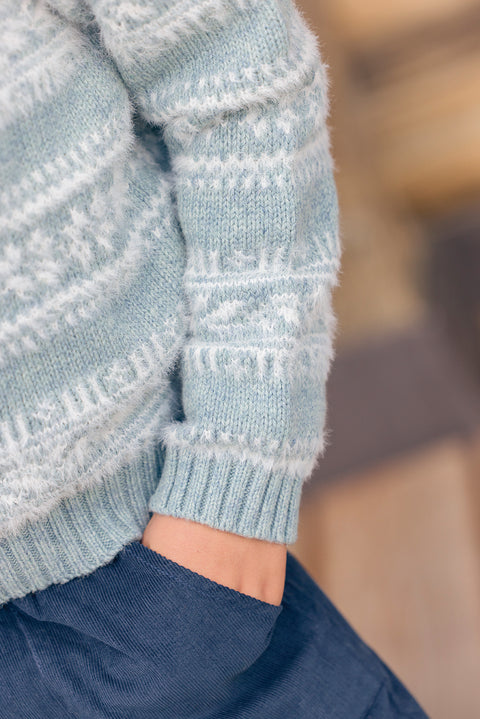 Sweater - Hairy loustic Blue Frosted - Image principale
