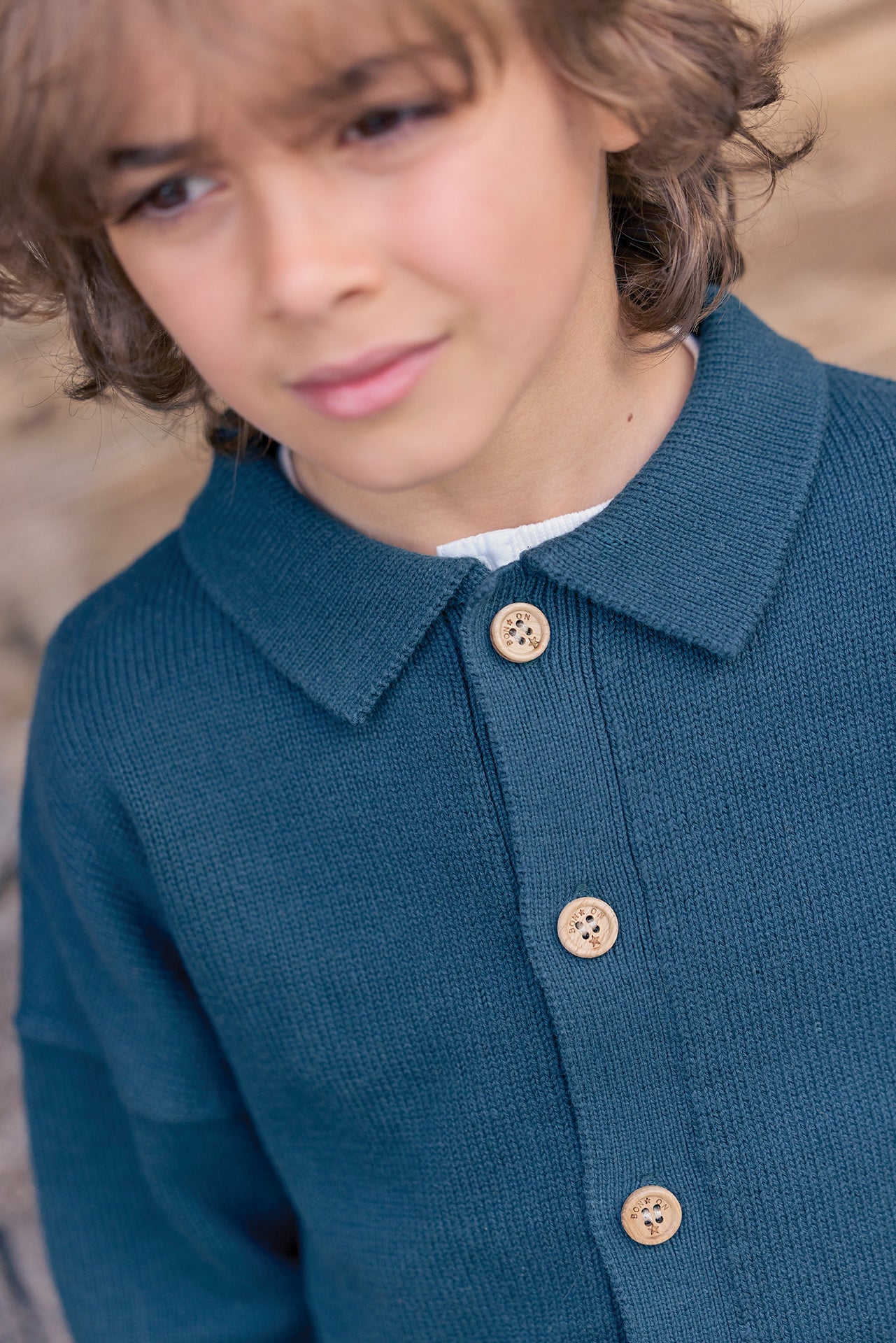 Cardigan - Lucien Blue Lake