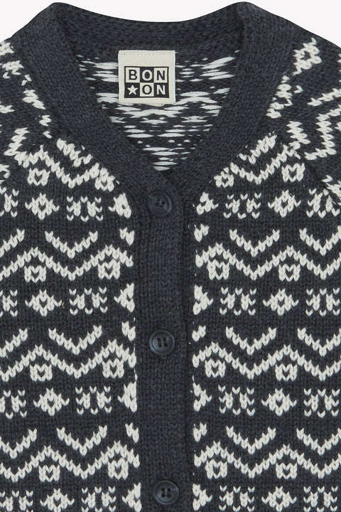 Cardigan - Carbon mozza - Image principale