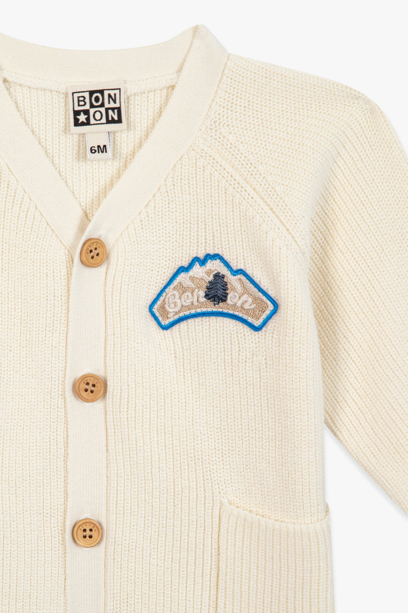 Cardigan - Lorenzo Ecru Bonton