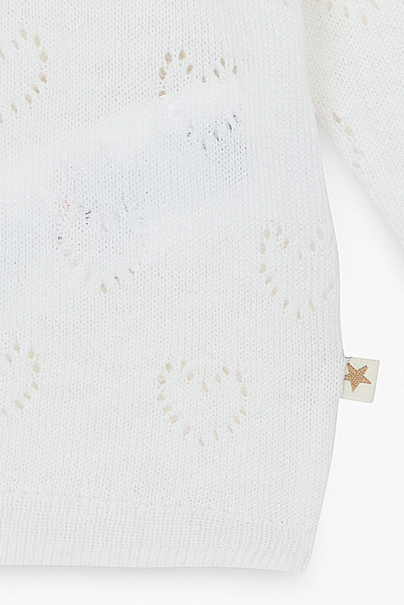 Cardigan - Lilou Coeur Ecru Bonton