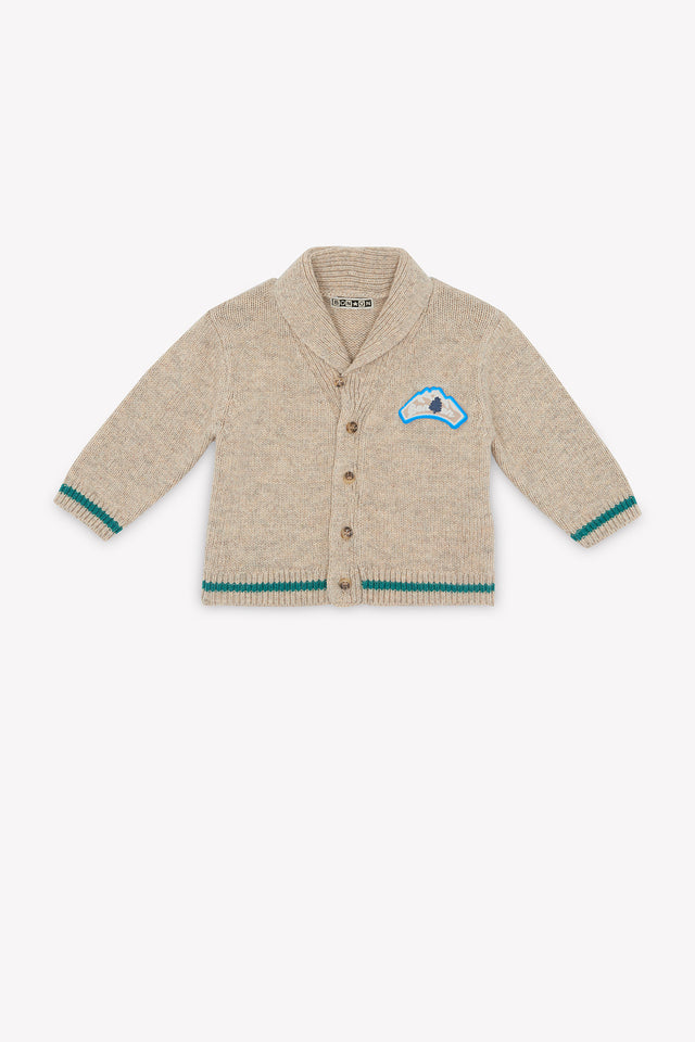 Cardigan - Hubert Beige Reindeer - Image principale
