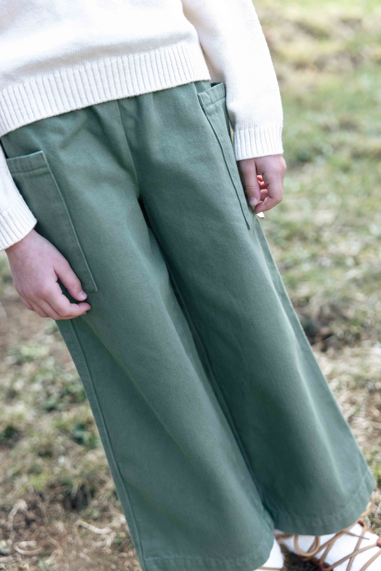 Trousers - Liocha Green Meadow