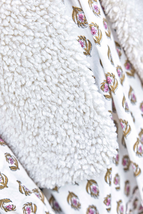 Cardigan - Beti Sherpa Ecru  Bonton - Image principale