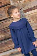 Dress -Margot Blue Raw