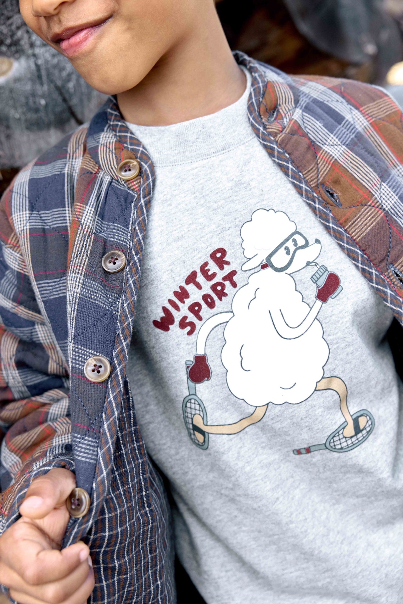 T -shirt - Laurel Winter Grey China