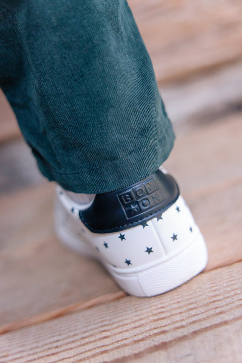 Sneakers - Basil Scratch Black - Image principale