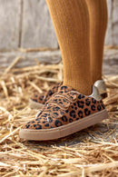 Sneakers - Basil Scratch Leopard