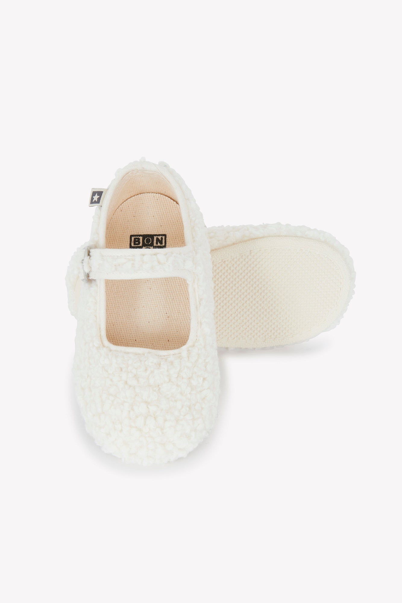 Slippers - Jane Mouton Ecru Bonton