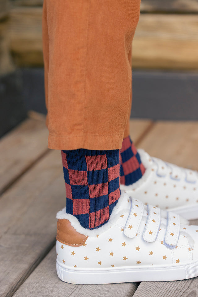 Socks - Trekking checkerboard - Image principale