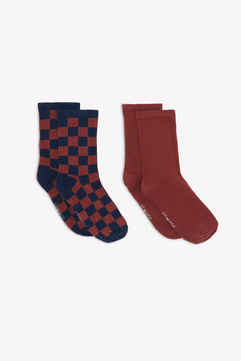Socks - Trekking checkerboard - Image principale