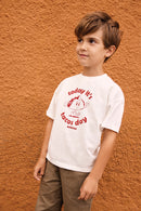 T-Shirt - Livo Tacos Ecru Bonton