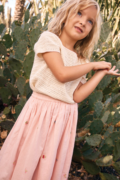 Top - Nadja Ecru Bonton - Image principale