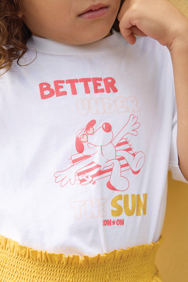 T-Shirt - Livo Sun Blanc - Image principale