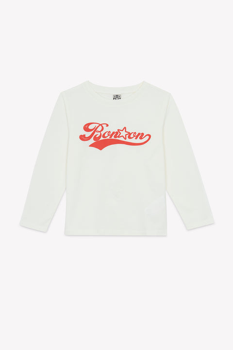 T-Shirt - Taxo Logo Ecru Bonton - Image principale