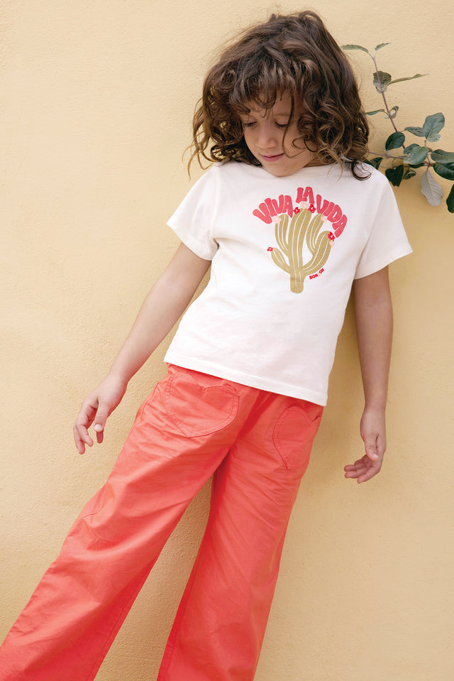 T-Shirt - Tubo Viva Ecru Bonton - Image principale