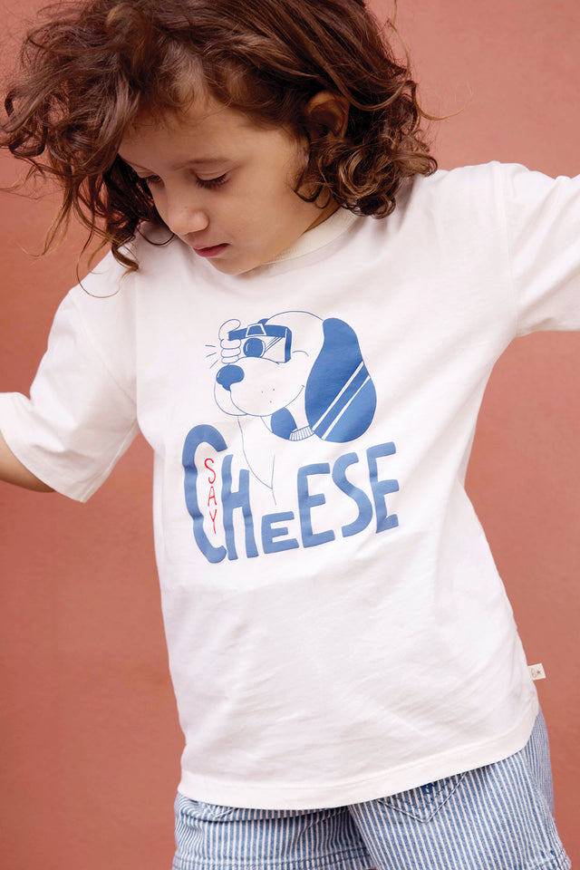 T-Shirt - Livo Cheese Ecru Bonton - Image principale