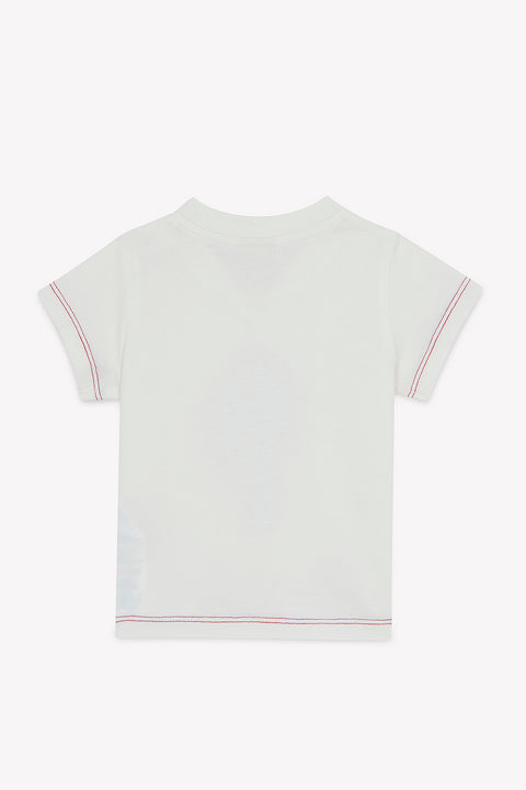 T-Shirt - Lodestie Olee Ecru Bonton - Image principale