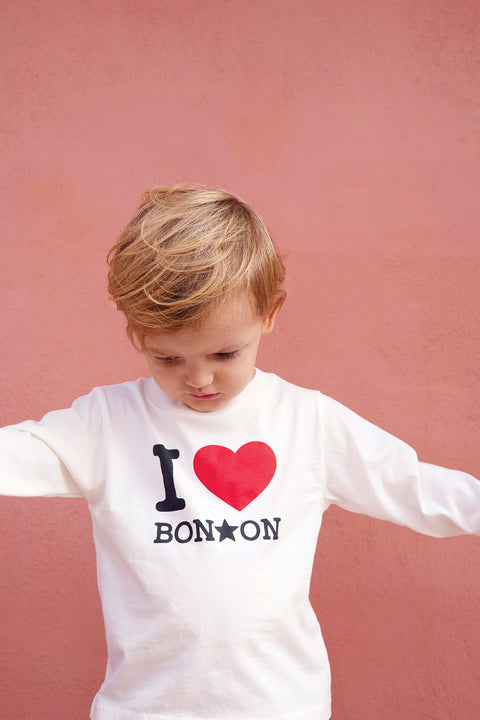 T-shirt - Taxo long sleeves I love Bonton - Image principale