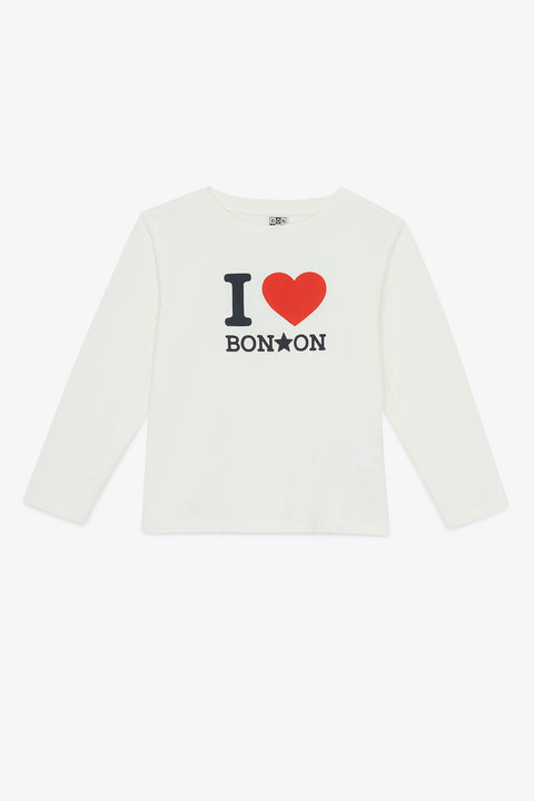 T-shirt - Taxo manches longues I love Bonton - Image principale