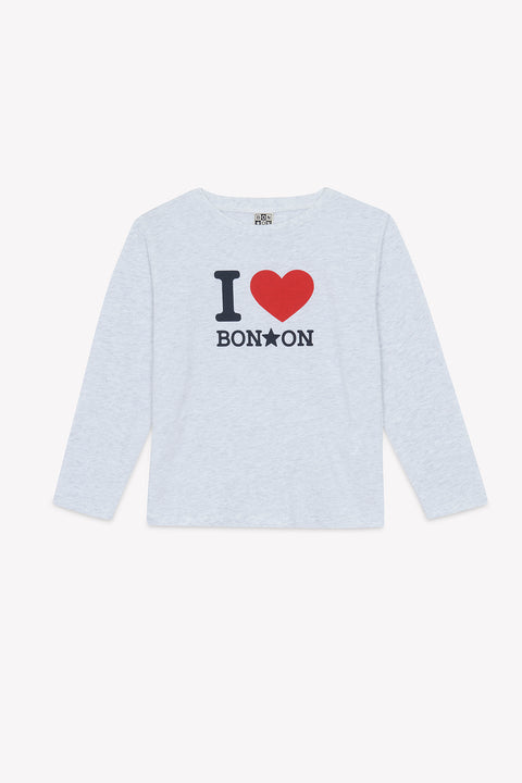 T-Shirt - Taxo I Love Grey China - Image principale