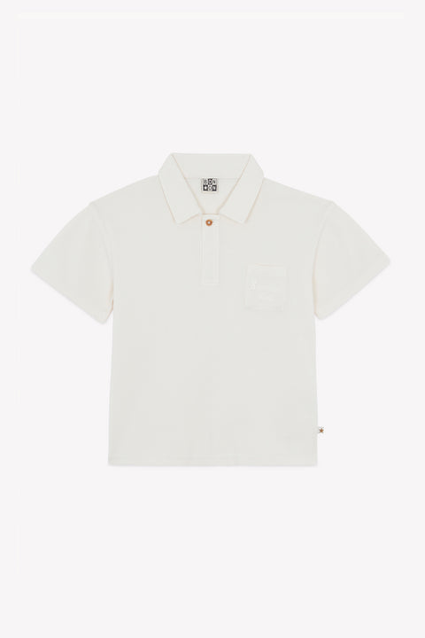 Polo shirt - Livio Ecru Bonton - Image principale
