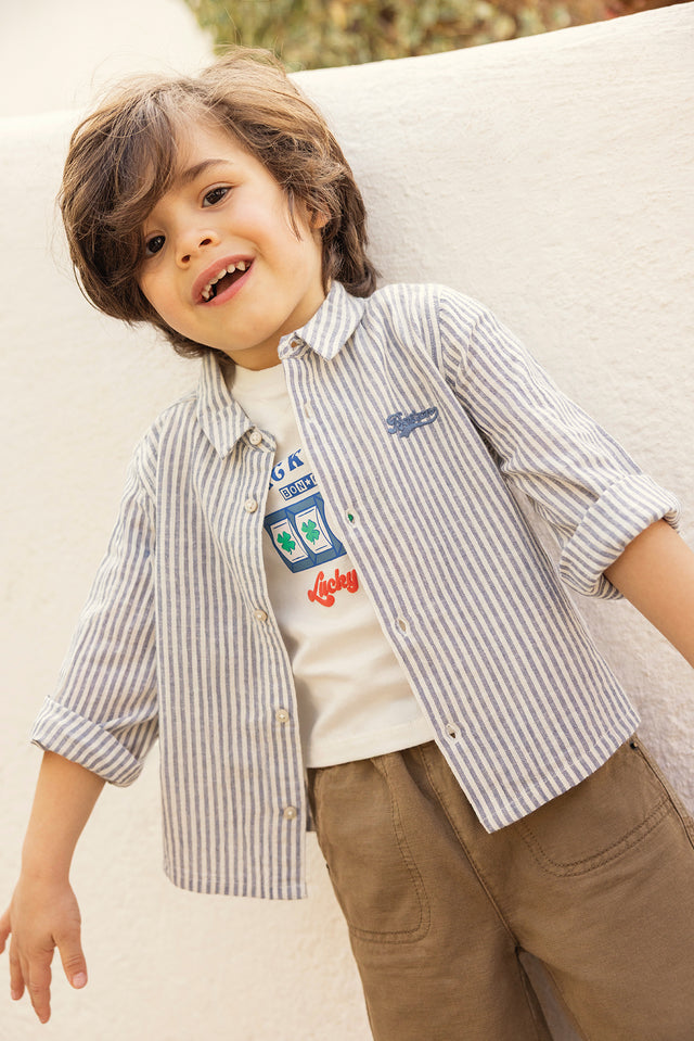 Shirt - Nathan Rayures Summer 81 - Image principale