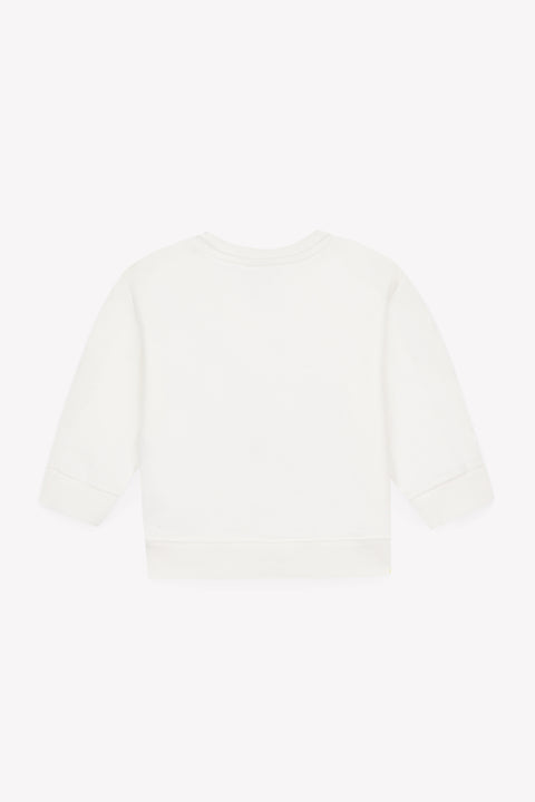 Sweatshirt - Smily Saycheese Ecru Bonton - Image principale